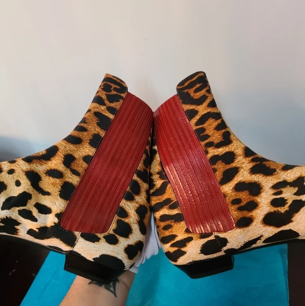 Christian Dior Leopard Peint Boots - Picture 12 of 15